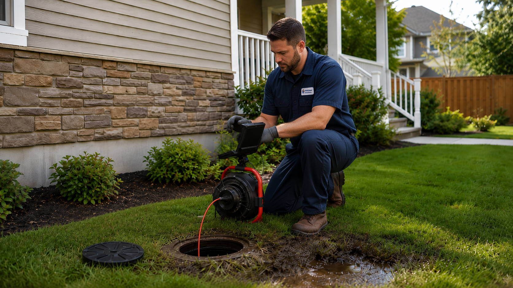sewer line camera inspection